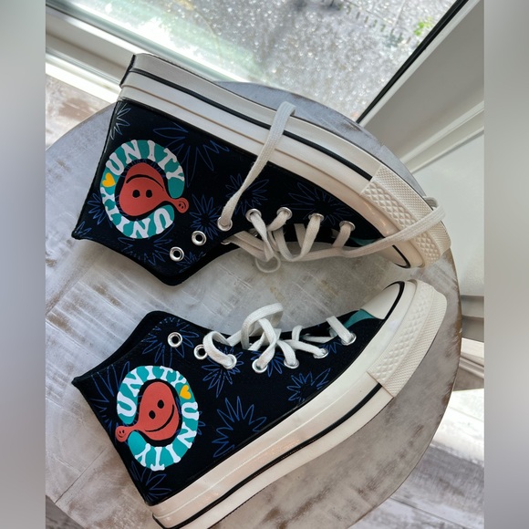 Converse Chuck 70 Hi Sunny Floral 5M 7W New Sneakers - Picture 5 of 8